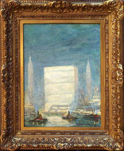 Johann Berthelsen New York City Nocturne - Click for more information on this painting 