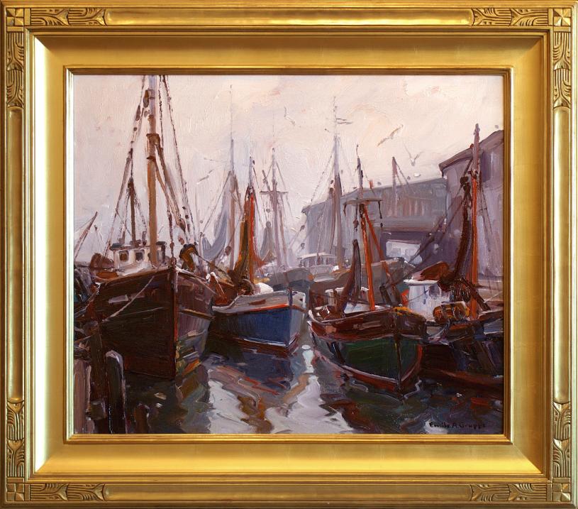 A fine Gloucester Painting by Emile Albert Gruppe