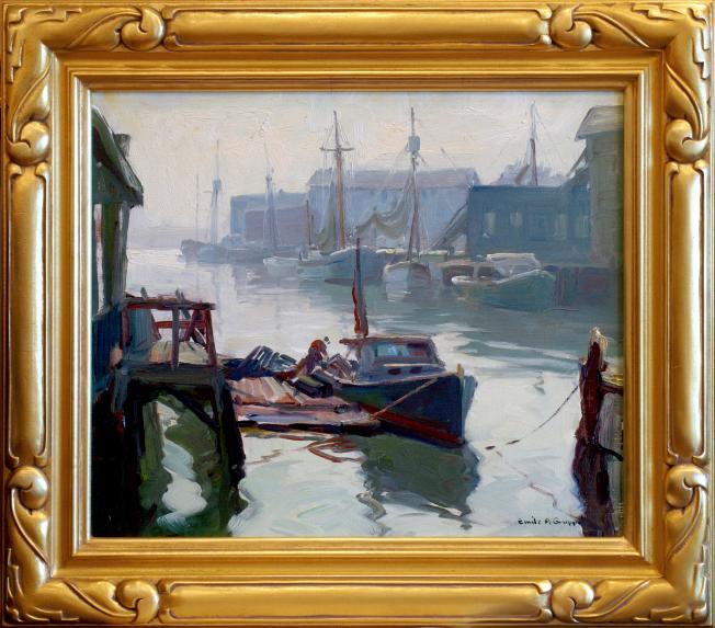 Emile Gruppe Morning Fog - Click for higher resolution image