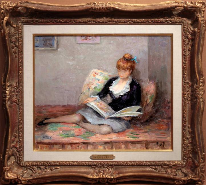 Marcel Dyf Claudine a la Lecture
