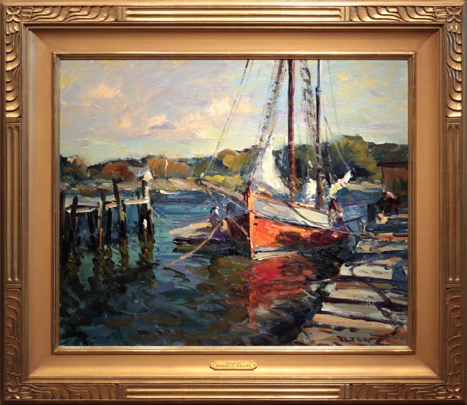 Robert Gruppe Oil Painting The Orange Hull