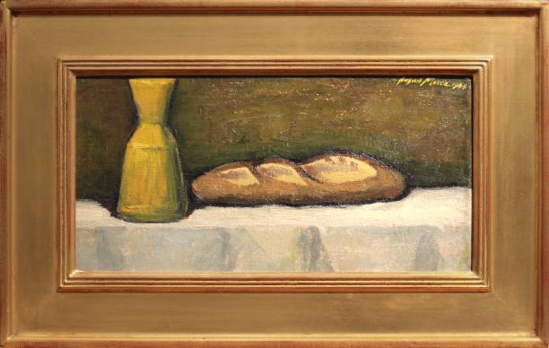 August Mosca Pane e Vino Painting