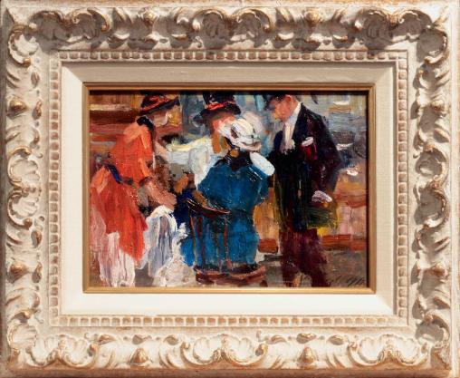 Elie Anaotle Pavil paintings at Pocock Fine Art